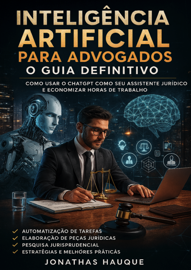 Capa do e-book Inteligência Artificial para Advogados